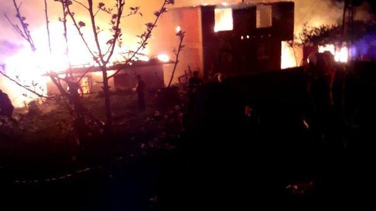 Kastamonuda, 6 kardeşe ait 6 evde yangın paniği