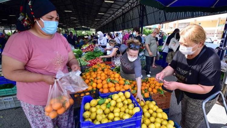 Antalya pazarlarında alışveriş hareketliliği