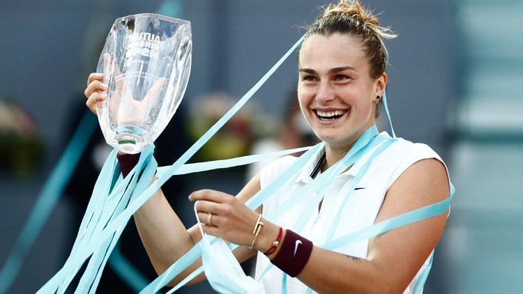 Madrid Açık tek kadınlarda şampiyon Sabalenka