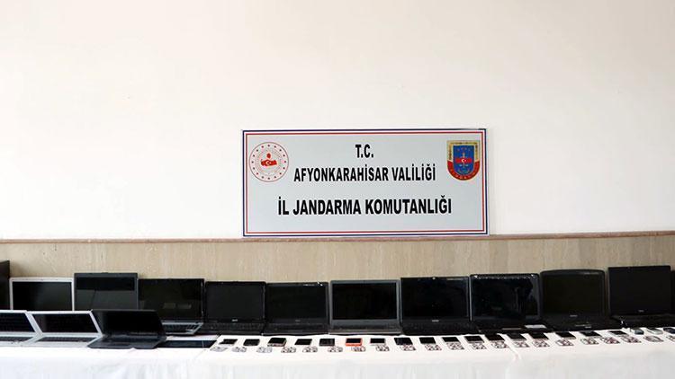 Afyonkarahisarda sanal dolandırıcılık çetesi operasyonunda çok sayıda tutuklama