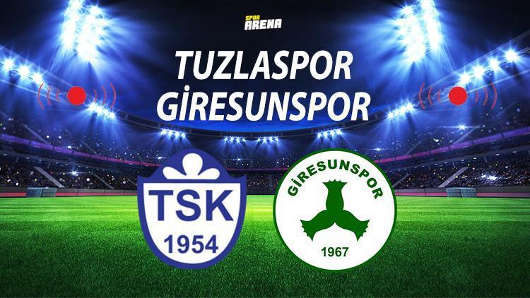 Tuzlaspor Giresunspor maçı saat kaçta hangi kanalda ne zaman Tuzlaspor Giresunspor maçı istatistik bilgileri