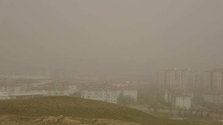 Aksarayda kum fırtınası sonrası hasar tespiti yapılacak