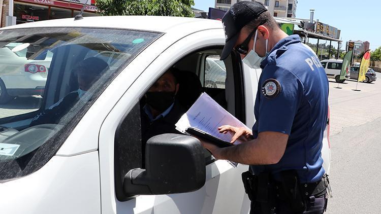 Keşanda sürücüler denetlendi, e-Devlet izin belgesi hatırlatıldı