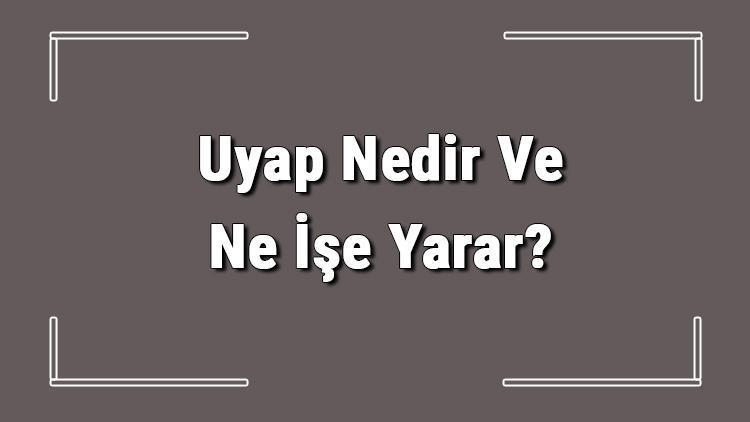 Uyap Nedir Ve Ne İşe Yarar Uyap Nasıl Ve Kimler Kullanır