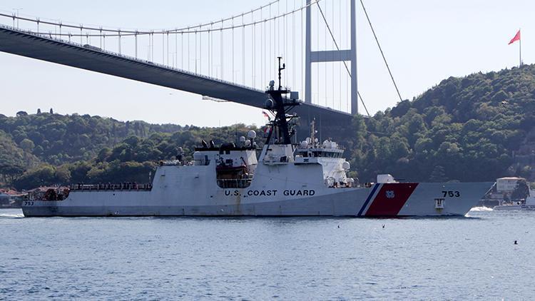 ABD Sahil Güvenlik Gemisi Marmara Denizine açıldı
