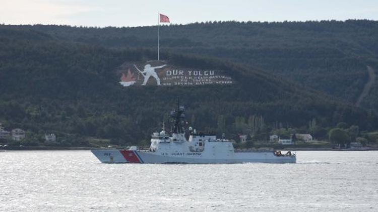 ABD Sahil Güvenlik Gemisi, Çanakkale Boğazından geçti