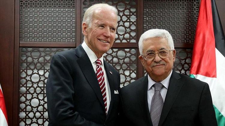 Filistin Devlet Başkanı Mahmud Abbas ABD Başkanı Joe Biden arasında ilk görüşme