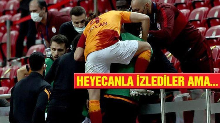 Galatasarayda Taylan Antalyalı Beşiktaş maçını böyle takip etti