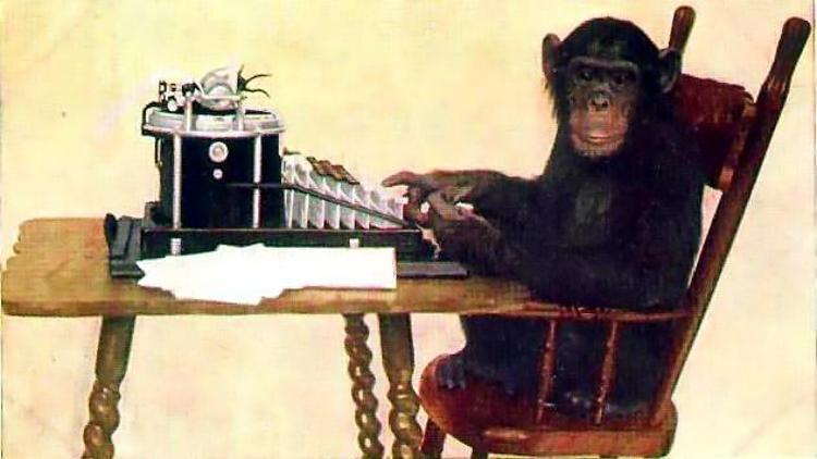 Sonsuz maymun teoremi ve sanal maymun çalışmaları