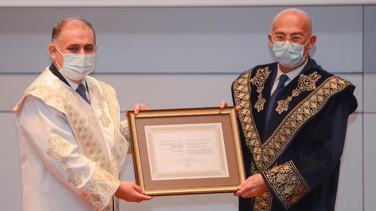 Prof. Dr. Mehmet Toner’e Fahri Doktora unvanı