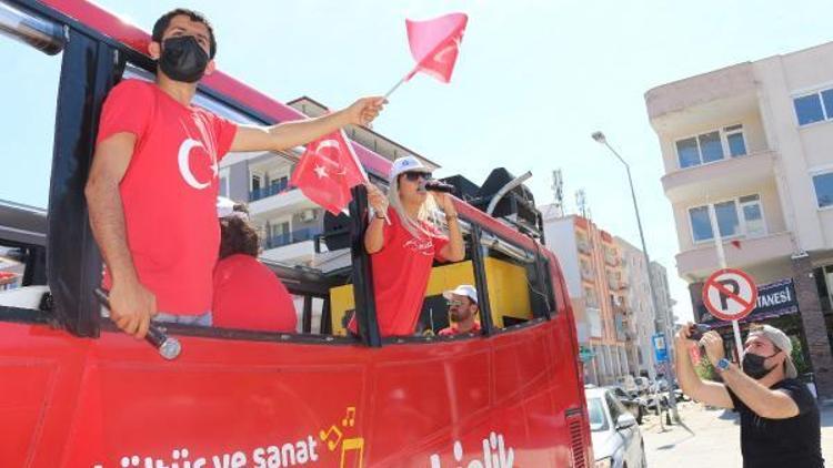 Antalyanın dört bir yanında 19 Mayıs coşkusu sürüyor