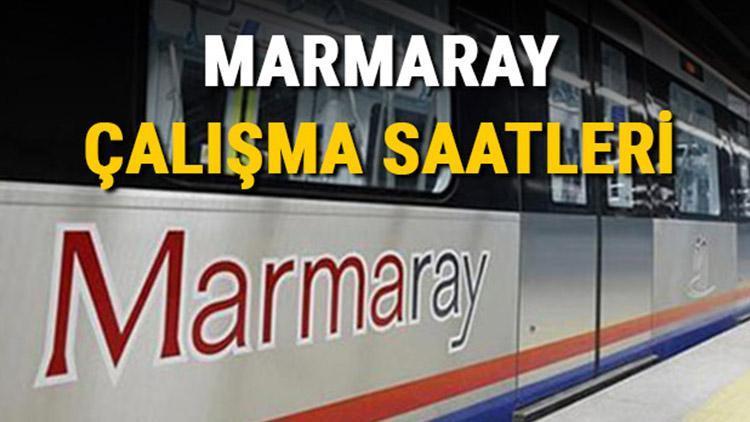 Marmaray kaça kadar çalışıyor 2024 Marmaray çalışma saatleri
