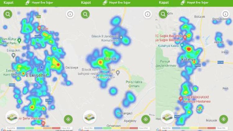 Eskişehir, Bilecik ve Kütahya’da vaka oranları düştü