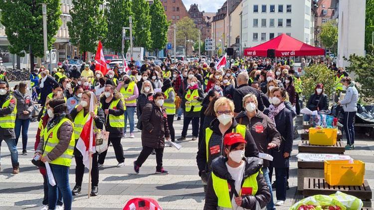 Nürnberg sağlık çalışanlarından 48 saatlik grev