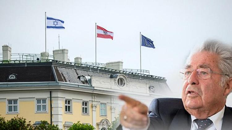 Avusturya eski Cumhurbaşkanı Fischer’den İsrail bayrağı tepkisi