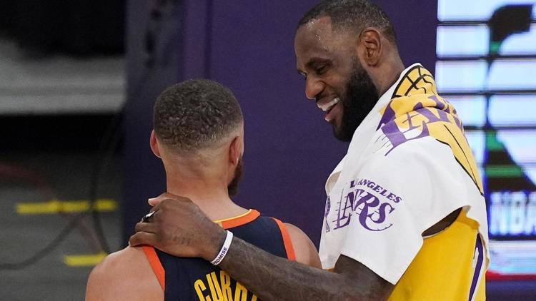 NBAde Gecenin Sonuçları: Warriorsı LeBron James önderliğinde deviren Lakers, play-off vizesi aldı
