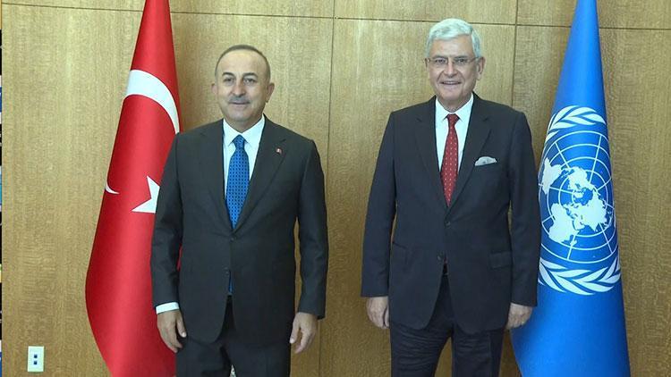 Bakan Çavuşoğlu BM 75. Genel Kurul Başkanı Bozkır ile görüştü