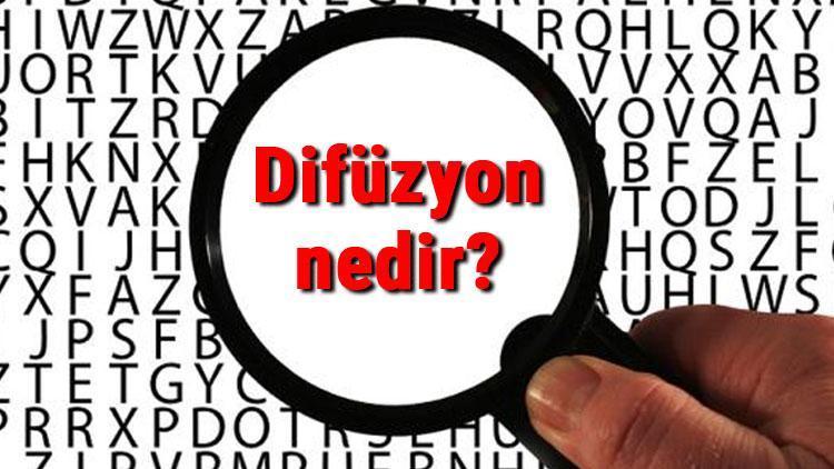 Difüzyon nedir Difüzyon hızını etkileyen faktörler ve difüzyon hızı formülü