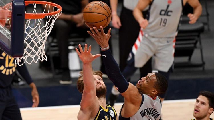 NBAde Gecenin Sonuçları: Pacersı 27 sayı farkla yenen Wizards, play-off bileti kaptı