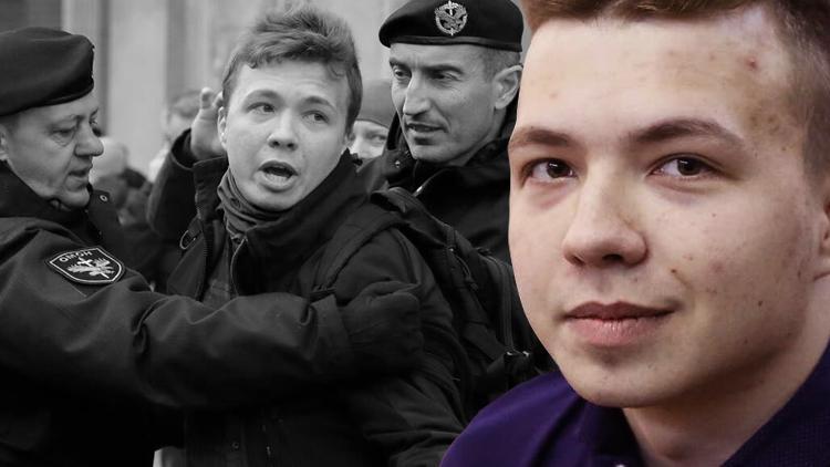 Belarusta bomba ihbarıyla indirilen uçakta gözaltına alınan gazetecinin ilk ifadesi basına yansıdı