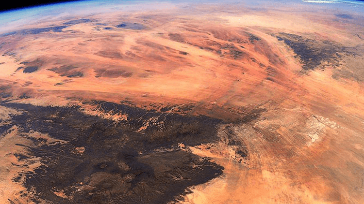 Uzaydan görüntülendi... İşte Dünyadaki Mars