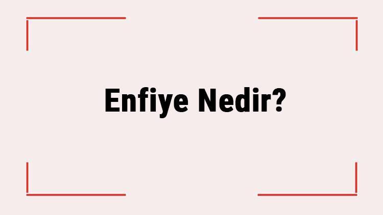 Enfiye Nedir Nereden Yapılır Enfiye Ne İşe Yarar