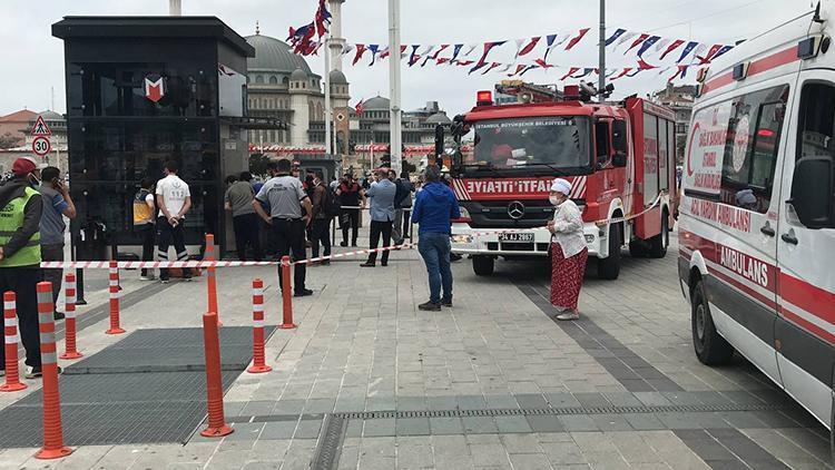 Taksim Meydanında panik 3 saatte kurtarıldılar