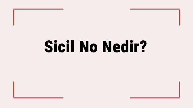 Sicil No Nedir Ssk Sicil Numara Sorgulama Nasıl Yapılır, Nereden Öğrenilir