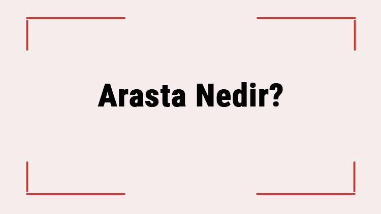 Arasta Nedir Bedesten Ve Arasta Nedir