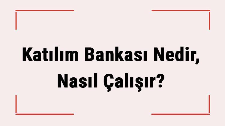 Katılım Bankası Nedir, Nasıl Çalışır Diğer Bankalardan Farkı Nedir