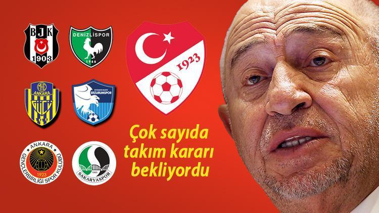 Son Dakika: Süper Lig, TFF 1. Lig, Misli.com 2. Lig ve 3. Lig tescil edildi Küme düşen takımların istekleri kabul görmedi, Beşiktaş ve Galatasaray karar bekliyordu...