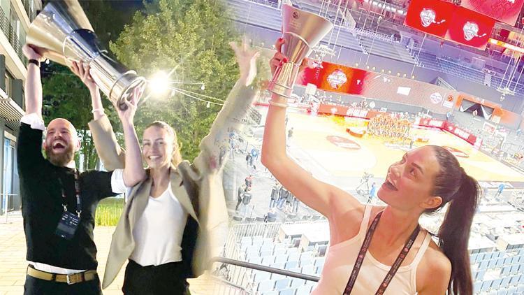 Yasemin Özilhan ile İzzet Özilhandan şampiyonluk kutlaması