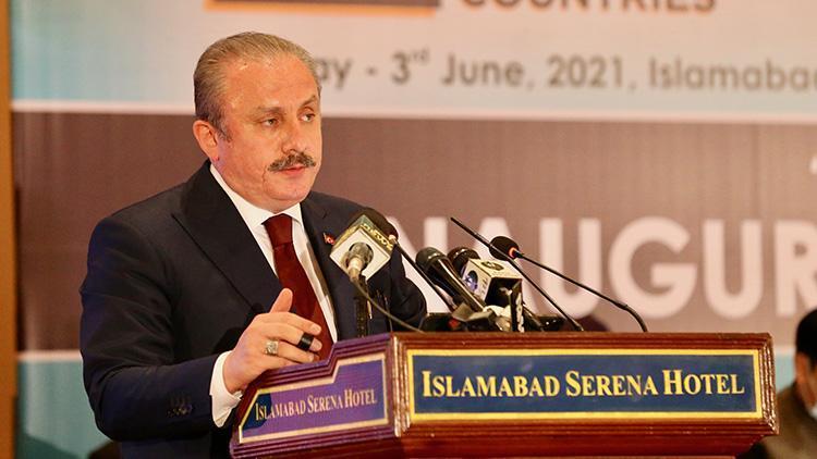 TBMM Başkanı Şentoptan Pakistanda Ekonomik İşbirliği Teşkilatı Parlamenter Asamblesi konferansında açıklama