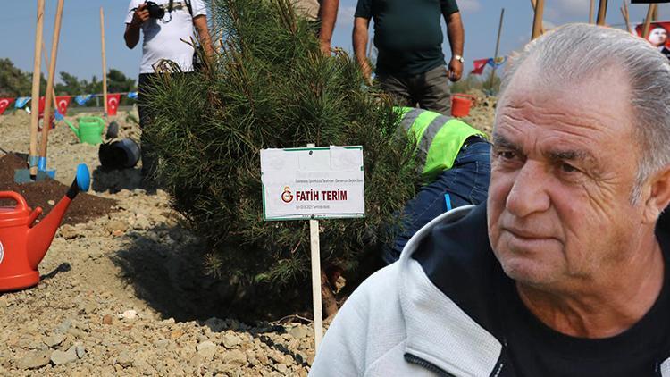 Adanada Fatih Terim Hatıra Ormanına fidan dikildi Galatasaray paylaştı