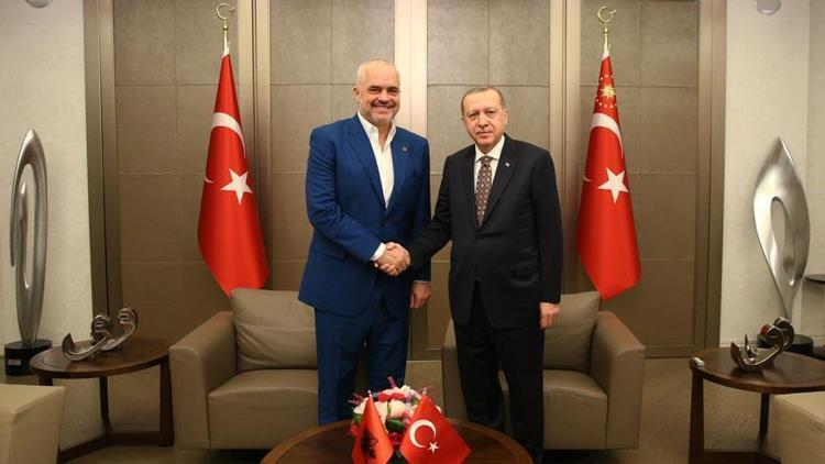Cumhurbaşkanı Erdoğan, Arnavutluk Başbakanı Ramayı kabul etti