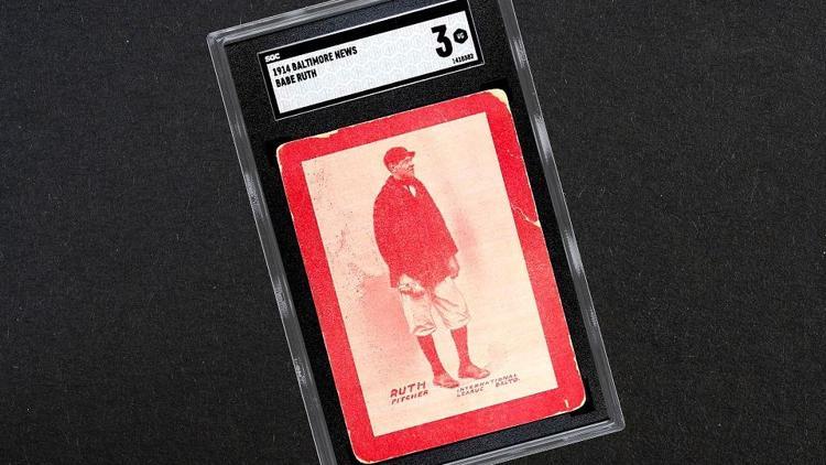 Babe Ruthun oyuncu kartı yaklaşık 6 milyon dolara satıldı