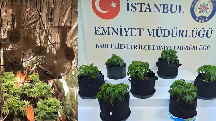 Bahçelievlerde uyuşturucu imalatı yapan bir kişi gözaltına alındı