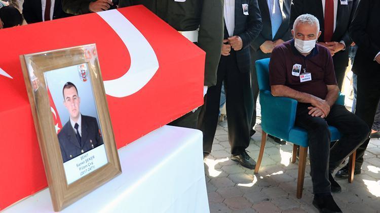 Şehit Uzman Çavuş Samet Şeker, son yolculuğuna uğurlandı