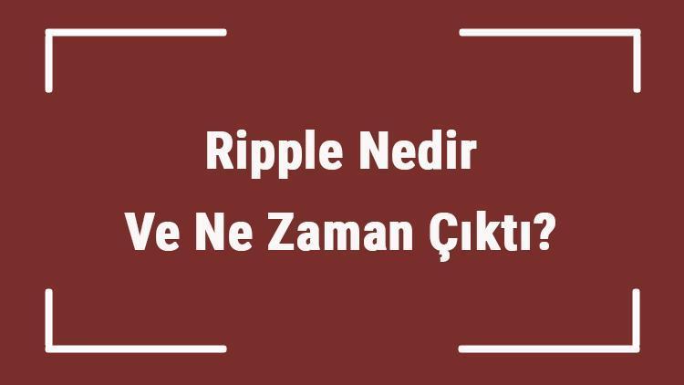 Ripple Nedir Ve Ne Zaman Çıktı Xrp Ne Demek Kripto Para Ripple Coin Nasıl Alınır