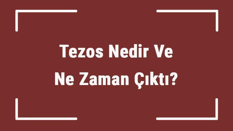 Tezos Nedir Ve Ne Zaman Çıktı Xtz Ne Demek Kripto Para Tezos Coin Nasıl Alınır