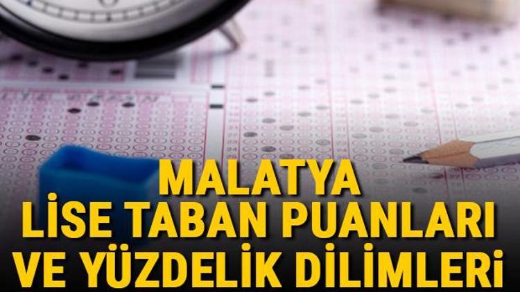 Malatya lise taban puanları 2021 Malatya Anadolu, İmam Hatip, Fen Lisesi LGS yüzdelik dilimleri ve taban puanları bilgileri