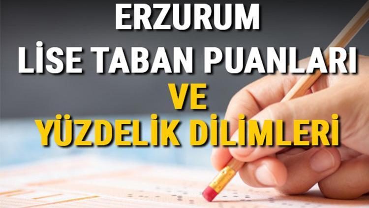 Erzurum lise taban puanları 2021 Erzurum Anadolu, İmam Hatip, Fen Lisesi LGS yüzdelik dilimleri ve taban puanları bilgileri