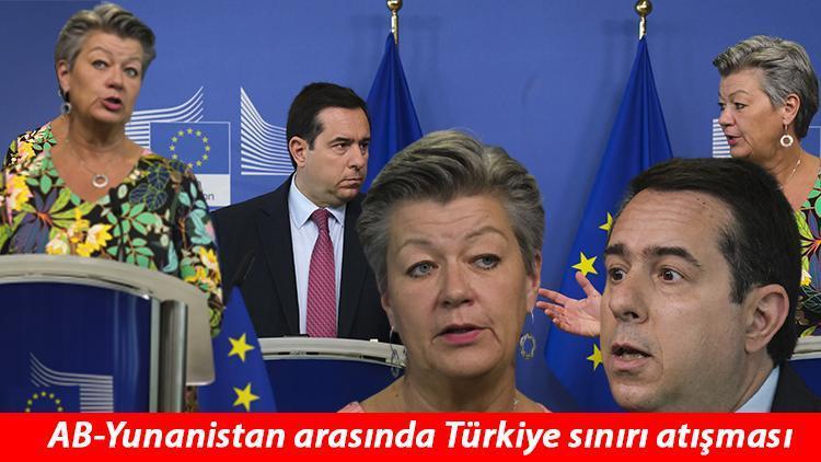 Son dakika haberi... Basın toplantısında gergin anlar: AB-Yunanistan arasında Türkiye sınırındaki ses topu tartışması