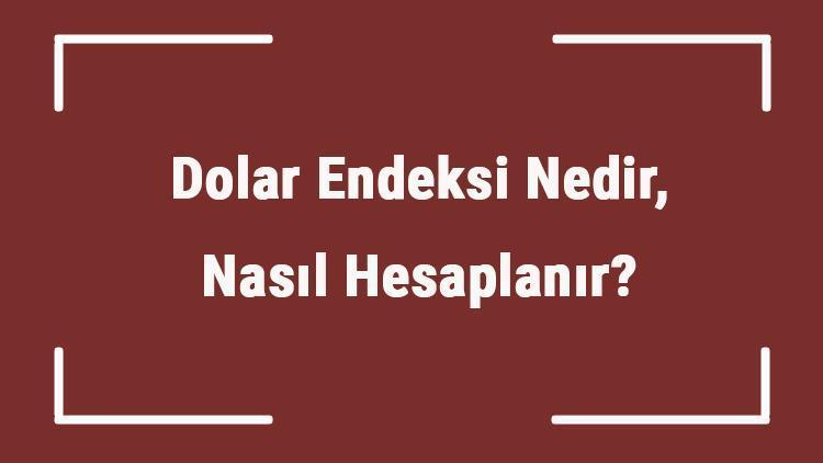 Dolar Endeksi Nedir, Nasıl Hesaplanır Dolar Endeksinin Düşmesi Ve Yükselmedi Nasıl Yorumlanır