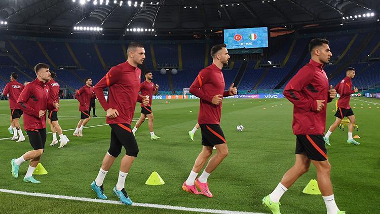 A Milli Takım EURO 2020deki İtalya maçının hazırlıklarını tamamladı
