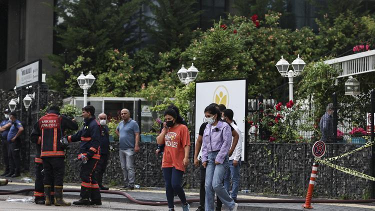 Ankara Çankayada huzurevinde yangın çıktı