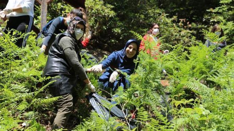 Çevre timi gönüllüleri, Kafkasörü temizledi