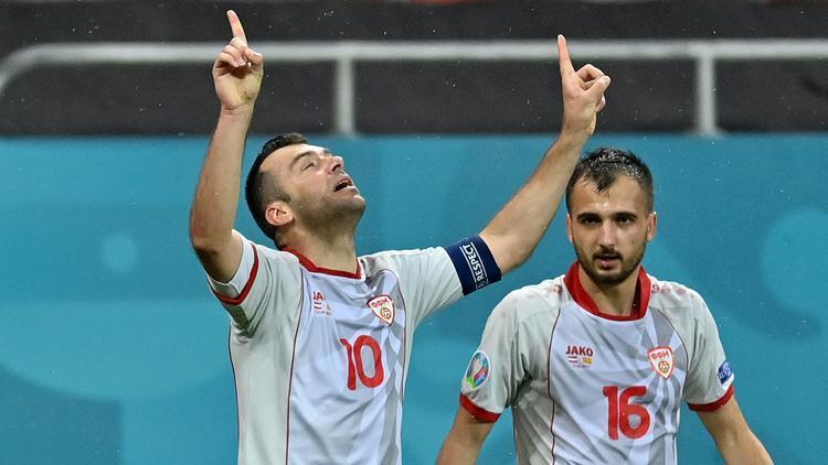 EURO 2020deki Avusturya - K. Makedonya maçında Goran Pandevden tarihi gol