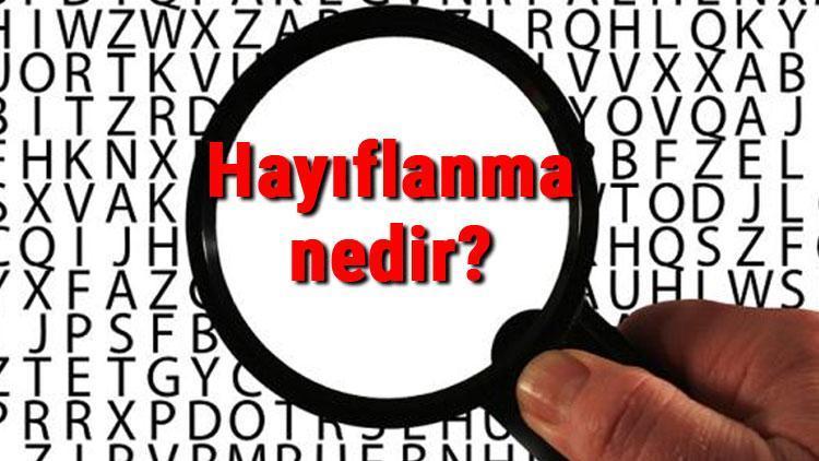 Hayıflanma nedir TDKya göre hayıflanma kelimesinin anlamı nedir Hayıflanmanın sözlük anlamı