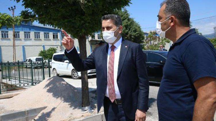 Başkan Eroğlu belediye çalışmalarını yerinde inceledi